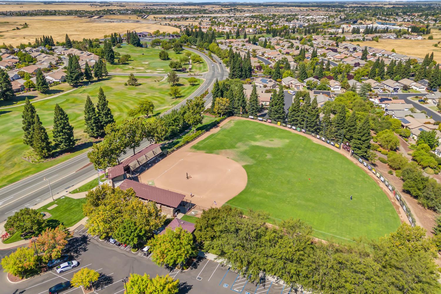 2272 Winding Way Lincoln, CA 95648 - Photo 44 of 46 an aerial view of a residential houses with outdoor space