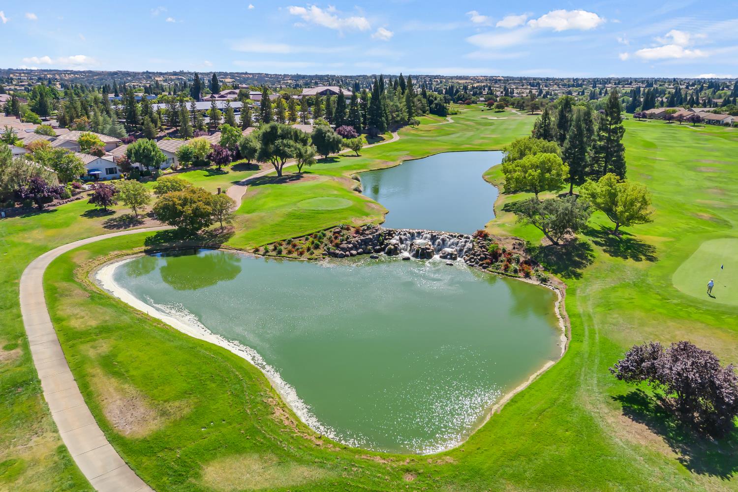 2272 Winding Way Lincoln, CA 95648 - Photo 45 of 46 a view of a lake with a yard