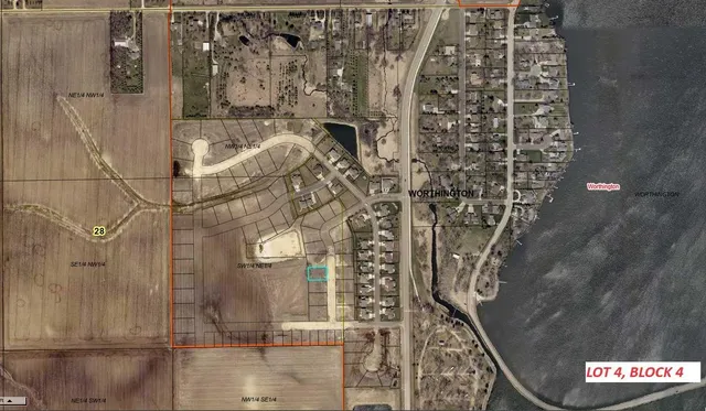 $53,900 | Lot 4-block Campbell Boulevard, Worthington, MN 56187