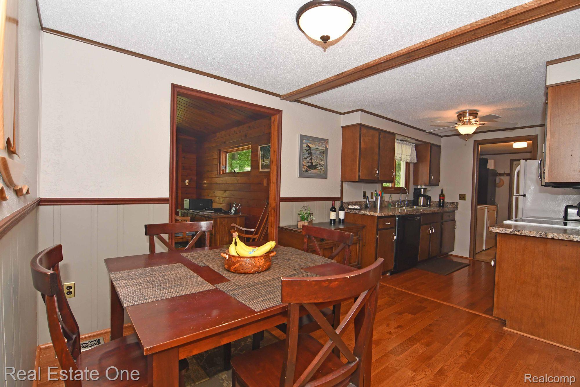 4140 Wood Road Lincoln, MI 48742 - Photo 10 of 29 Nook with Wood Flooring