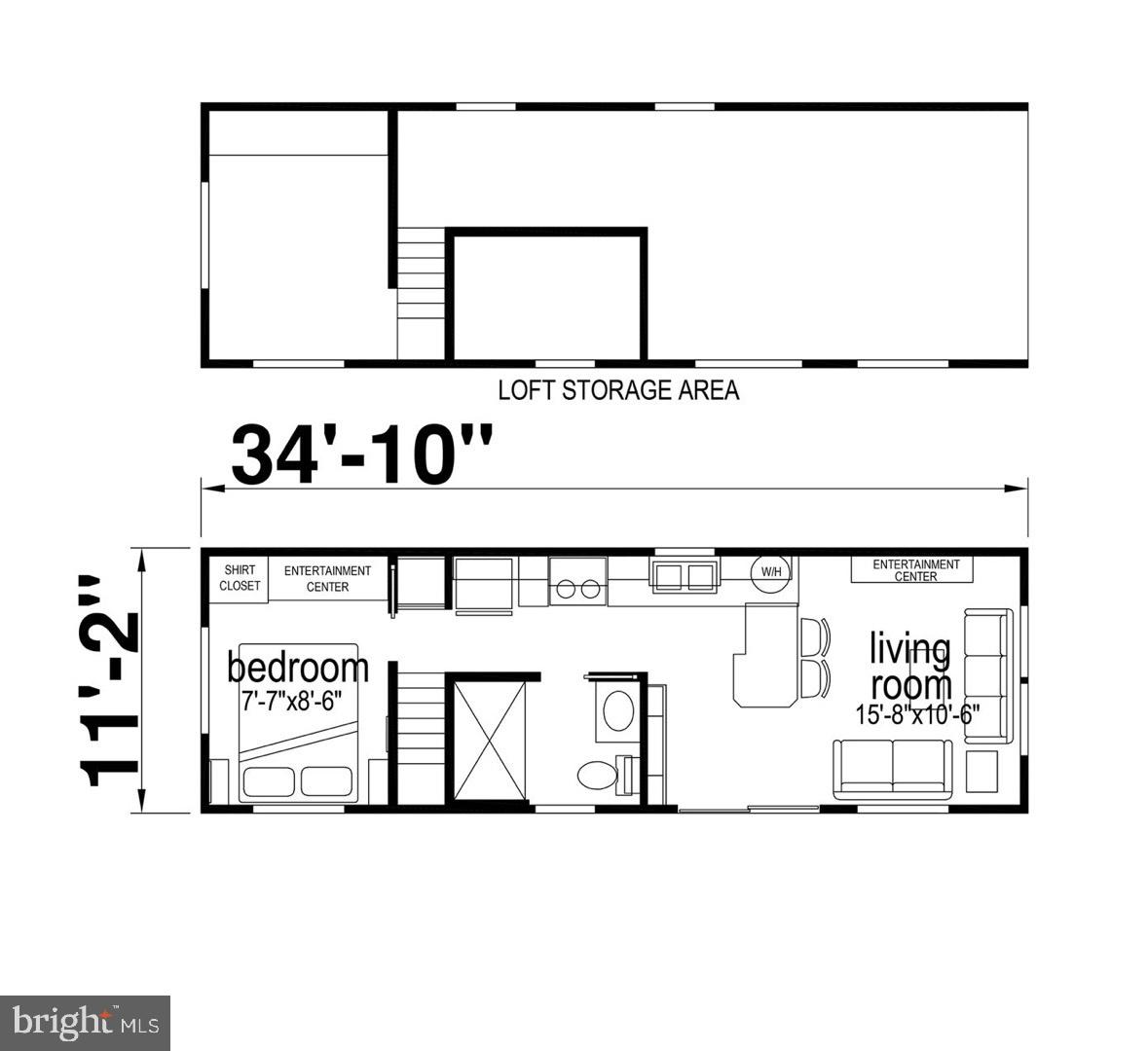 105 Hunters Church Road Liverpool, PA 17045 - Photo 20 of 20 floor plan is estimated. Loft is finished