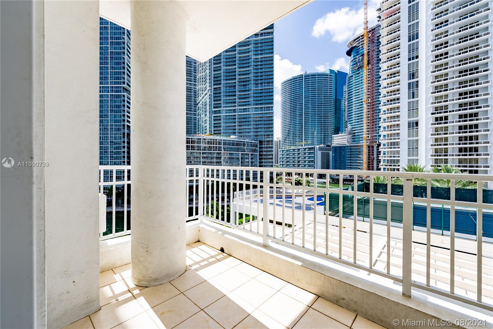 801 Brickell Key Boulevard, Unit 806 Miami, FL 33131 - Photo 1 of 20 a view of a balcony with a small garden