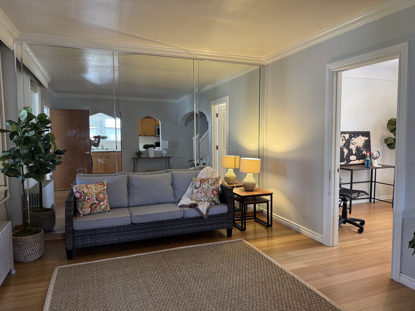 1309 Maple Avenue Berwyn, IL 60402 - Photo 6 of 17 a living room with furniture and potted plants