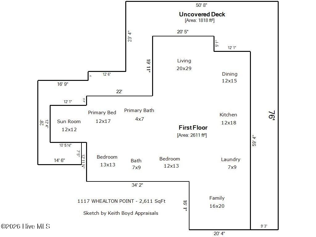 1117 Whealton Point Road Aurora, NC 27806 - Photo 3 of 33 Sketch
