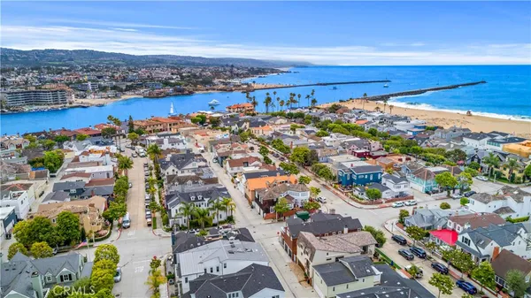 an aerial view of a city with lots of residential buildings