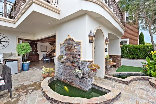 a outdoor space with patio