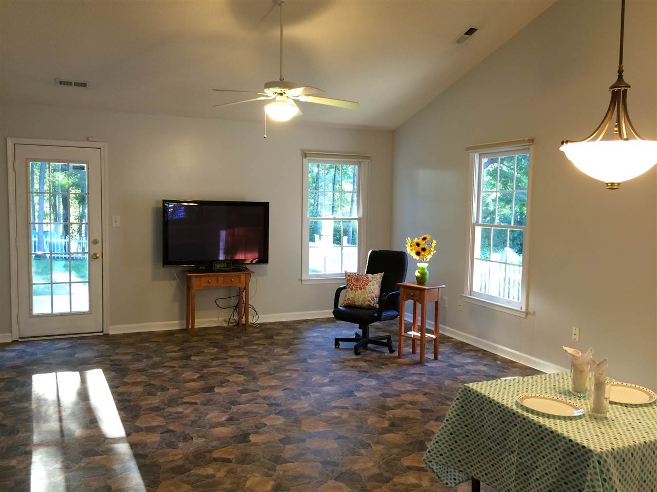 515 Windcrest Road Durham, NC 27713 - Photo 2 of 15 Open plan with easy-care flooring.