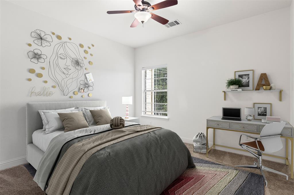 8813 Tudor Place Dallas, TX 75228 - Photo 18 of 27 a bedroom with a bed and a window