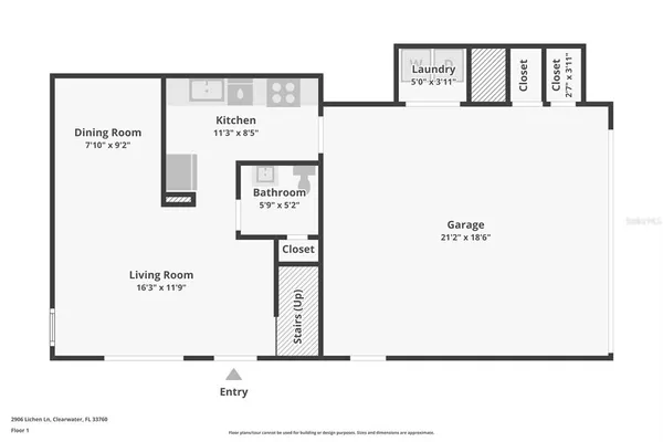 $1,900 | 2906 Lichen Lane, Unit B, Clearwater, FL 33760