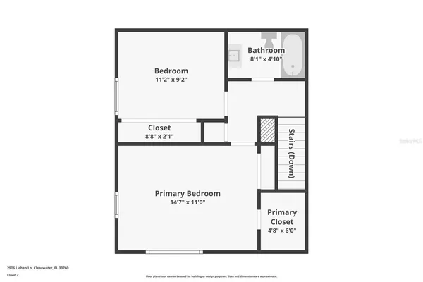 $1,900 | 2906 Lichen Lane, Unit B, Clearwater, FL 33760