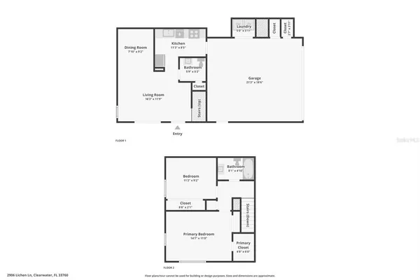 $1,900 | 2906 Lichen Lane, Unit B, Clearwater, FL 33760