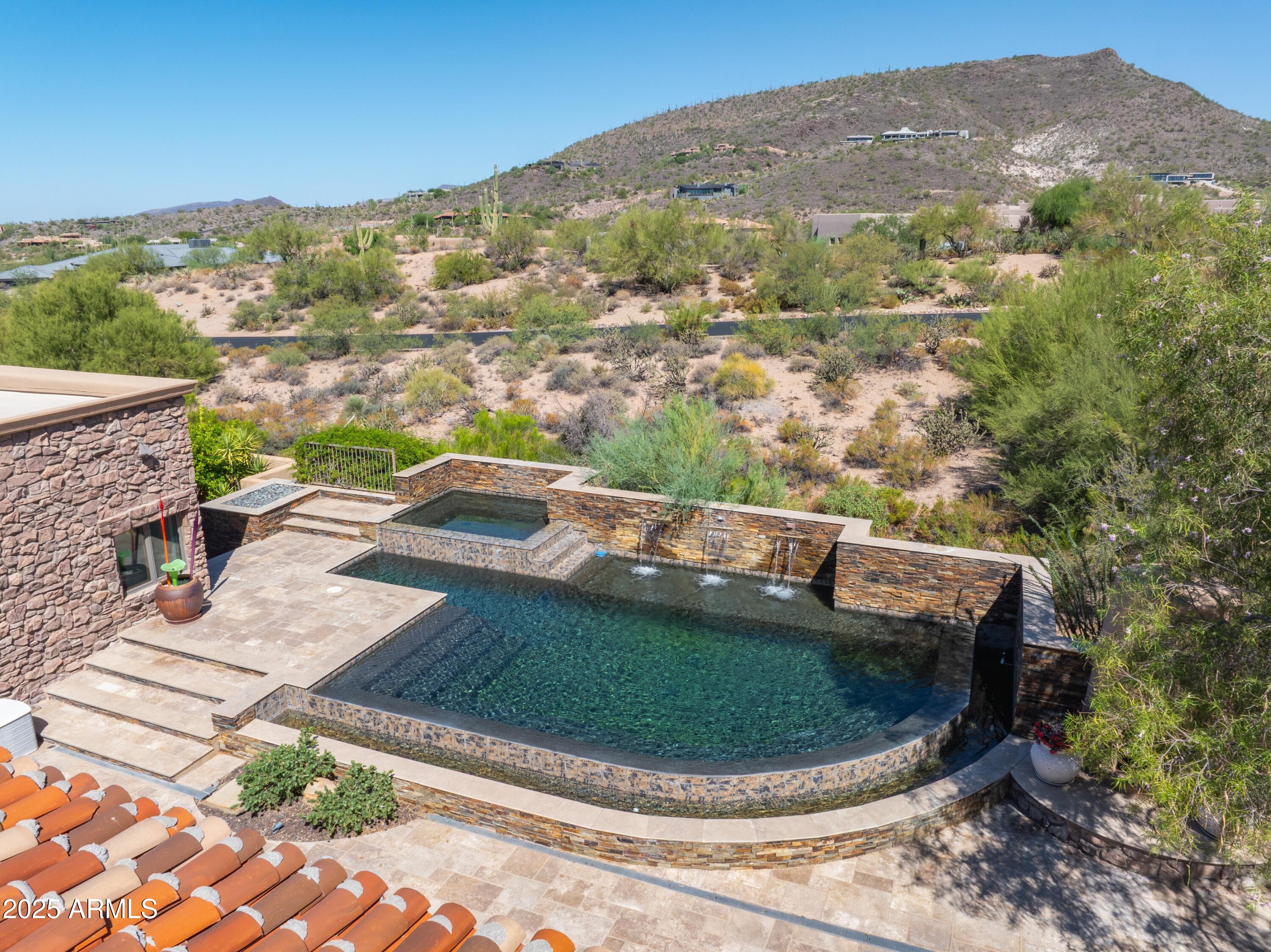 9533 East Rising Sun Drive Scottsdale, AZ 85262 - Photo 39 of 46 a view of a mountain from a yard