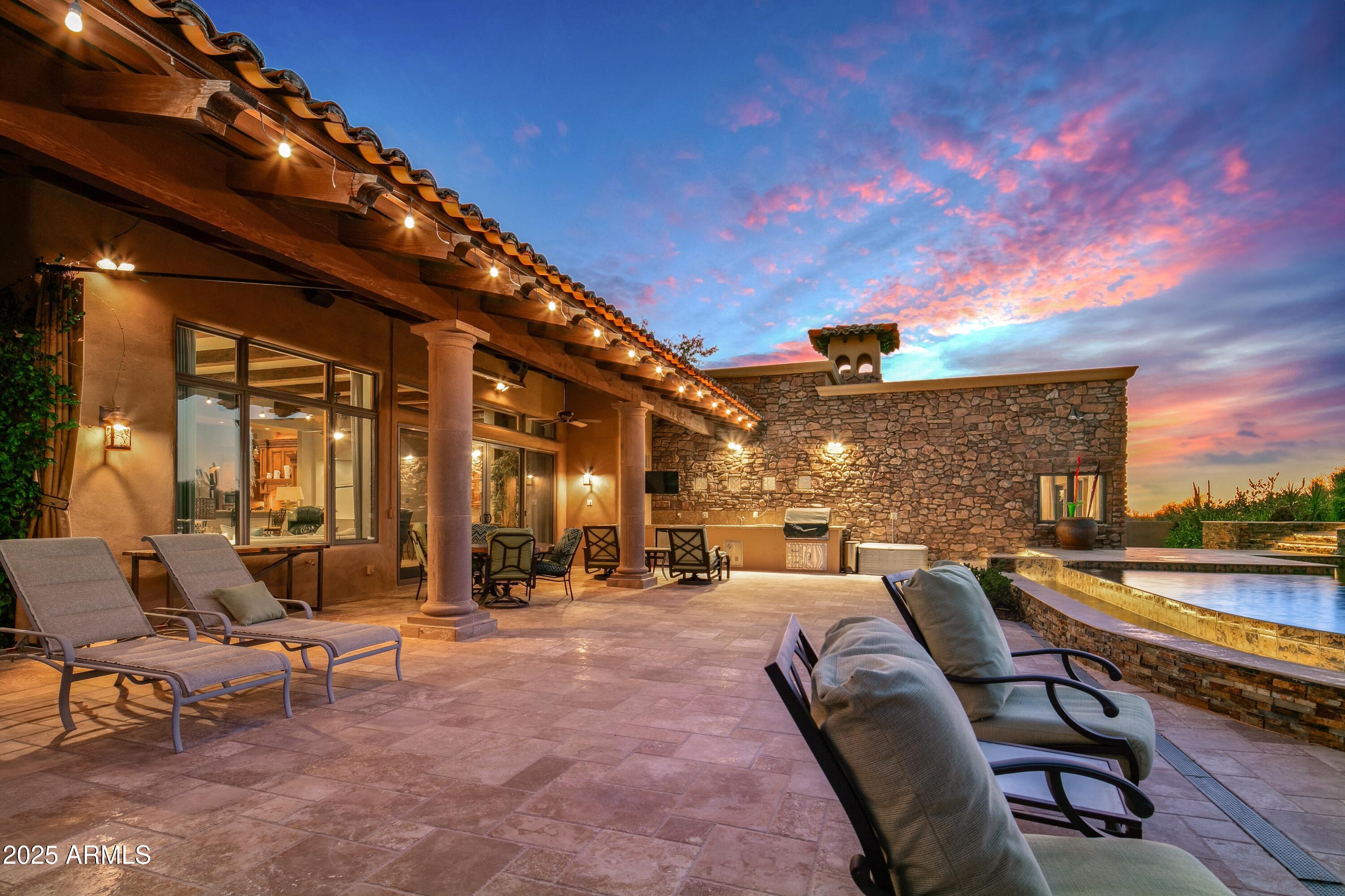 9533 East Rising Sun Drive Scottsdale, AZ 85262 - Photo 41 of 46 a roof deck with patio