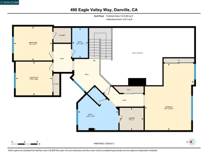 $1,448,800 | 490 Eagle Valley Way, Danville, CA 94506