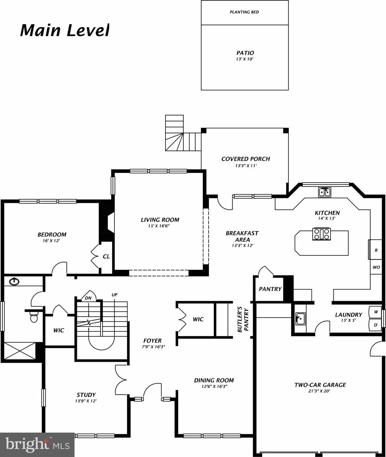 7007 Springville Court Springfield, VA 22150 - Photo 78 of 79 Main level floor plan