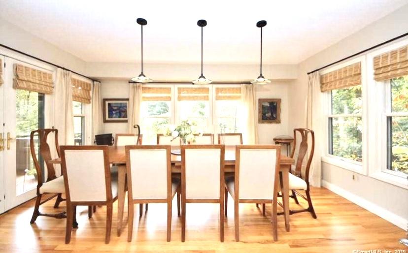 3 Little Brook Road Rowayton, CT 06853 - Photo 4 of 17 a view of dining room and wooden floor
