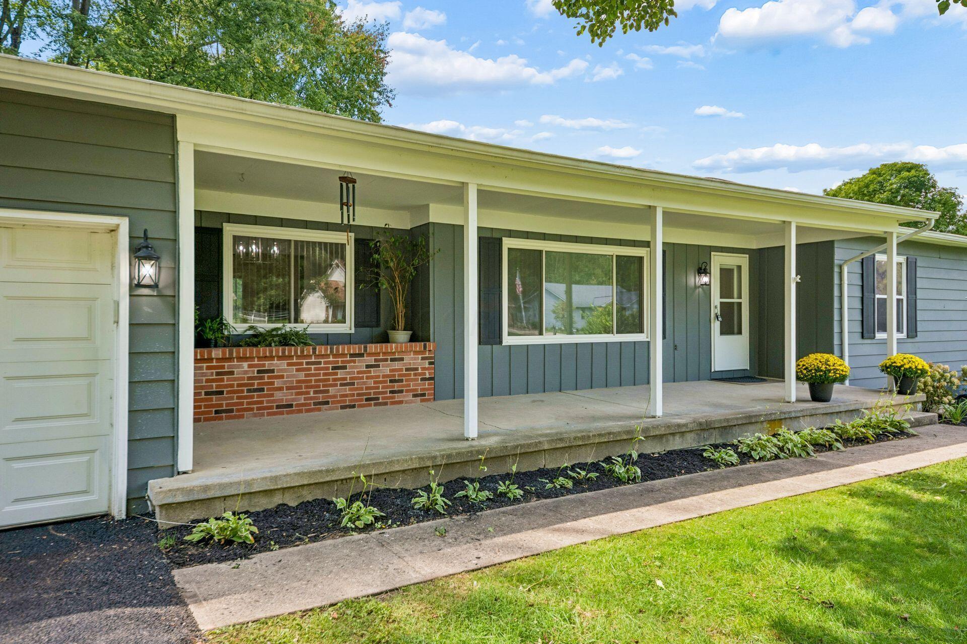 Large covered front porch