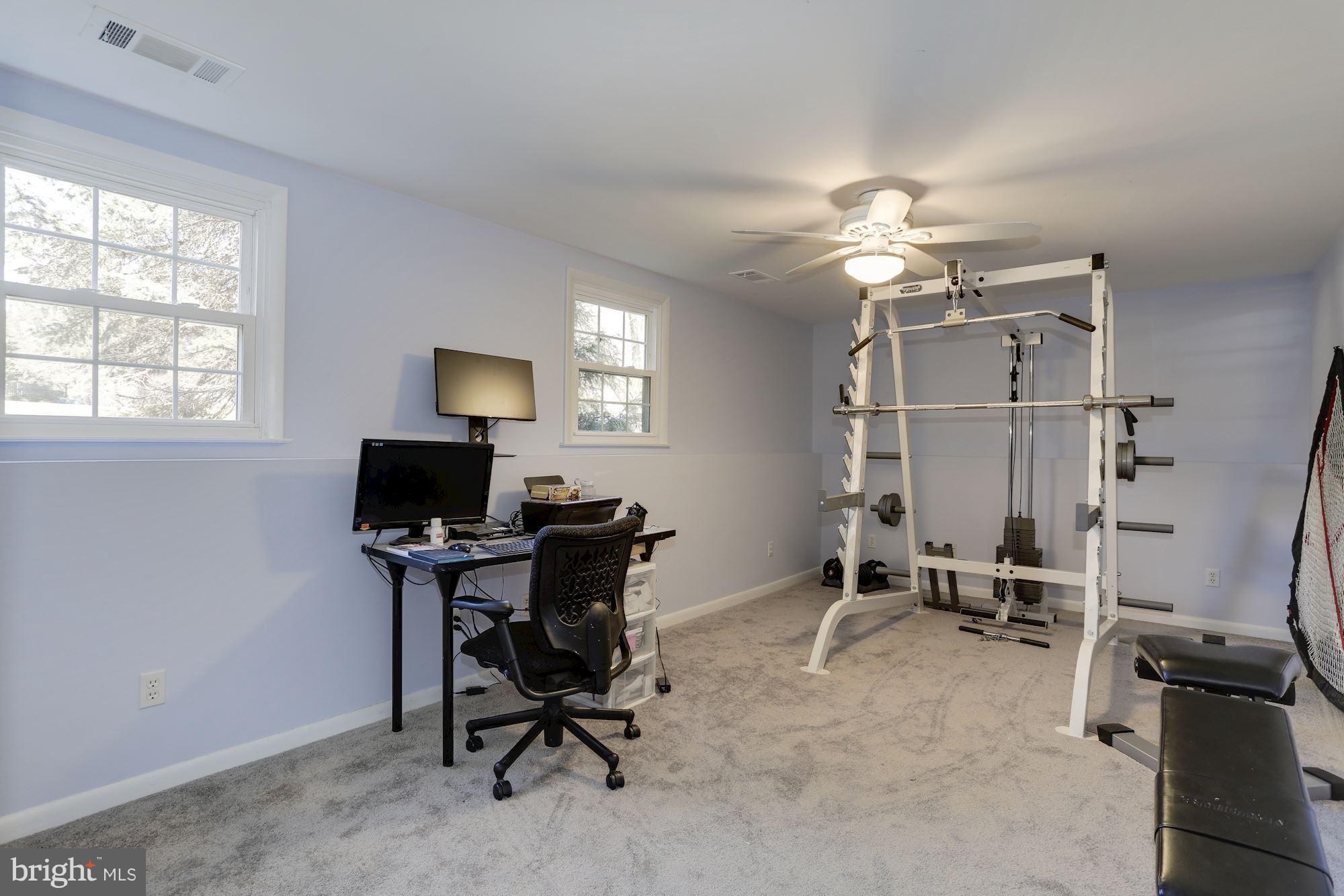 8621 Valleyfield Road Lutherville-Timonium, MD 21093 - Photo 24 of 29 Lower level bedroom (4th) with lots of light