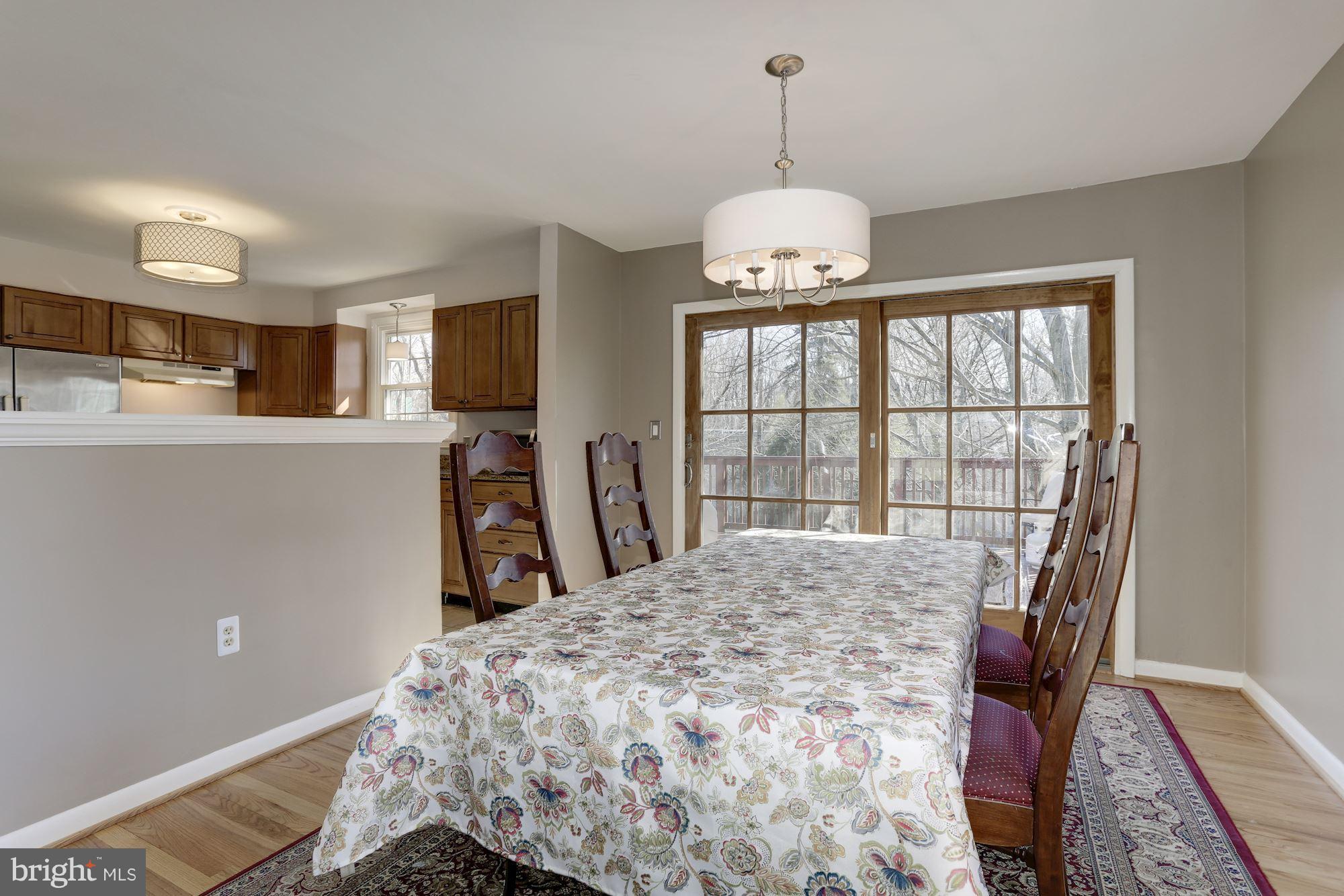8621 Valleyfield Road Lutherville-Timonium, MD 21093 - Photo 7 of 29 Dining Room w/sliders to deck