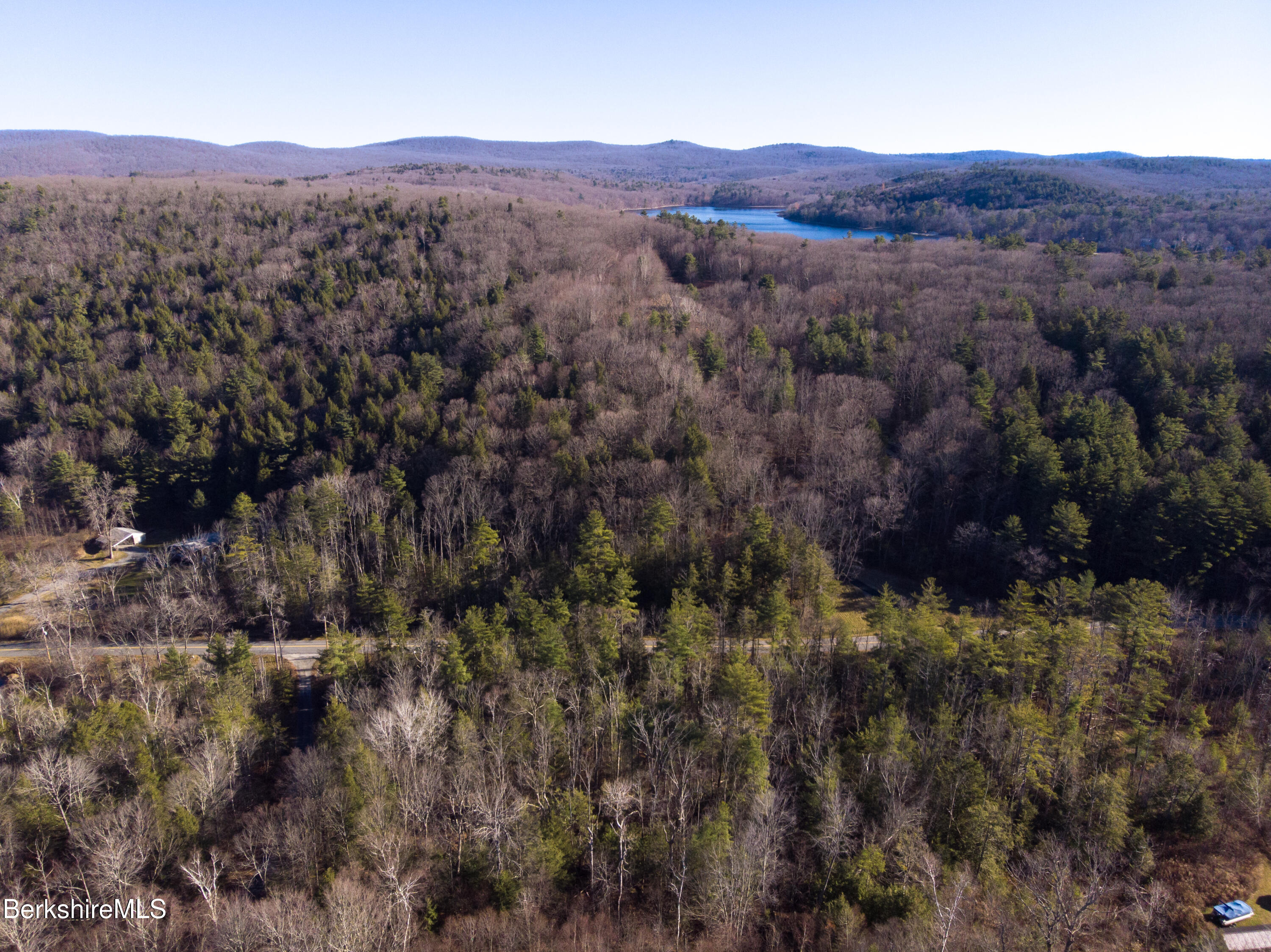 0 Goose Pond Road Lee, MA 01264 - Photo 20 of 21 a view of a lush green hillside and houses