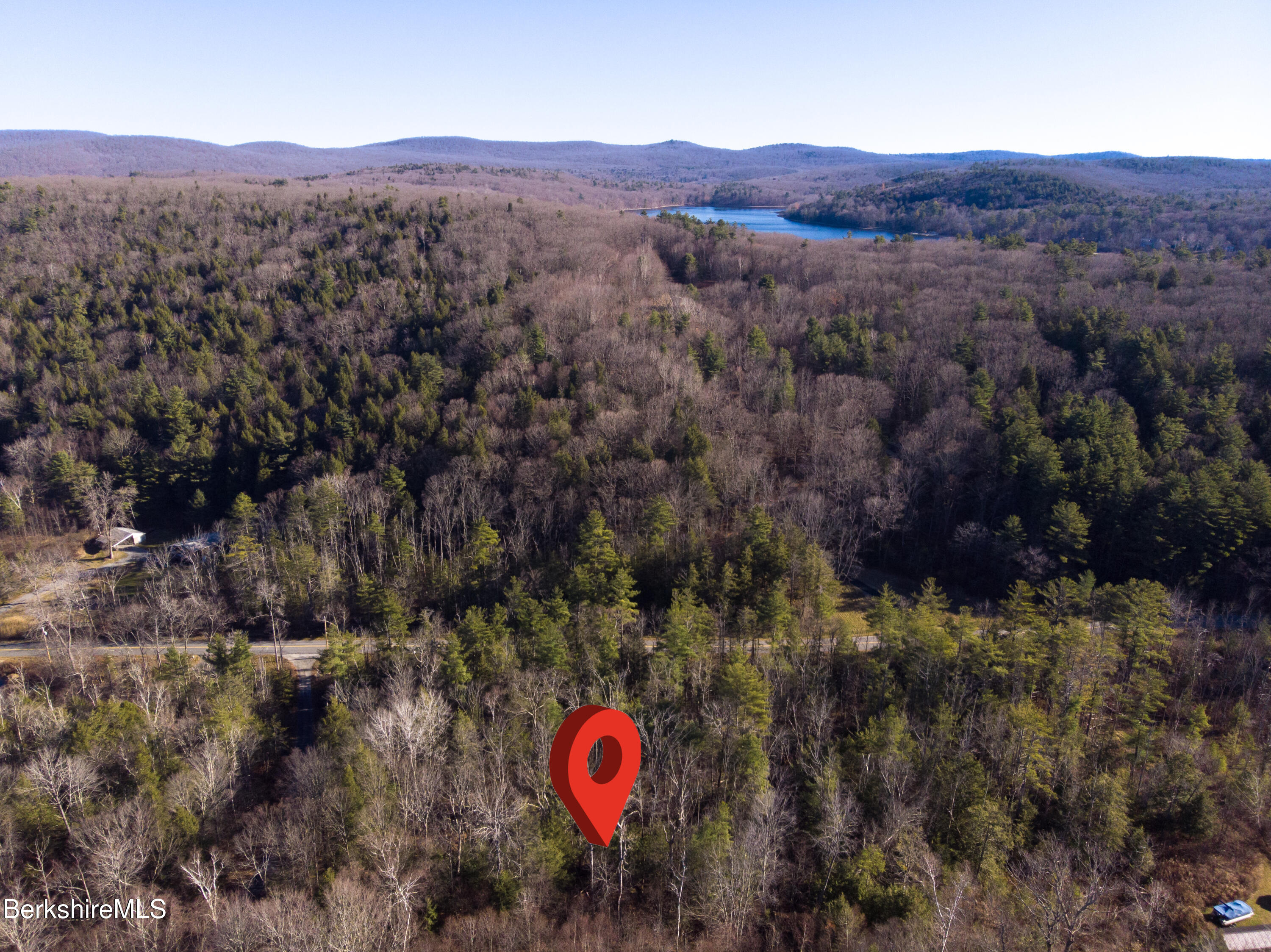 0 Goose Pond Road Lee, MA 01264 - Photo 7 of 21 a view of a and covered mountains