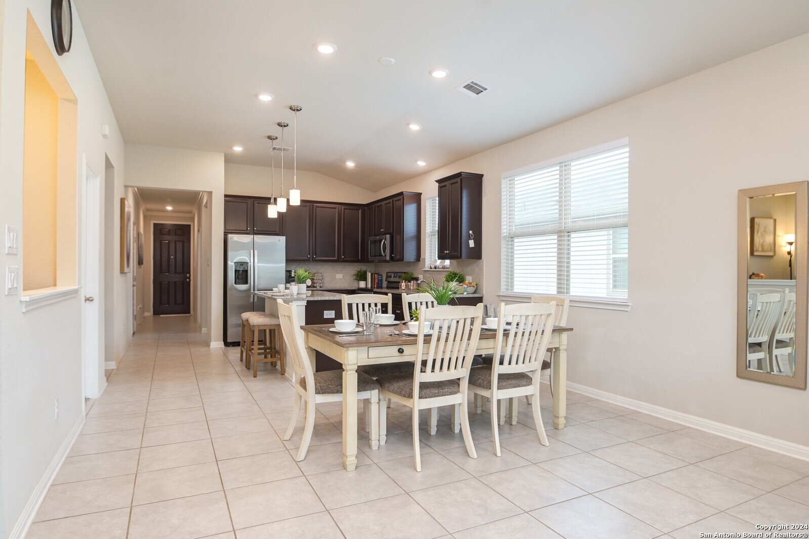 2411 Verona Way San Antonio, TX 78259 - Photo 7 of 22 a view of a dining room with furniture
