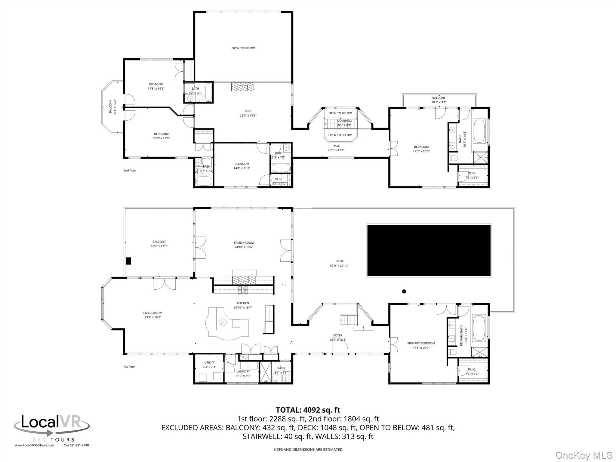 605 Dune Road Westhampton, NY 11978 - Photo 43 of 44 View of property floor plan