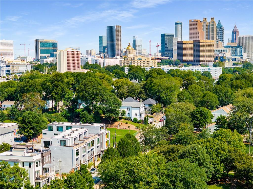 105 Georgia Avenue Southeast, Unit 8 Atlanta, GA 30312 - Photo 31 of 33 a view of a city with tall buildings