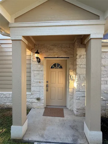 a view of front door of a house