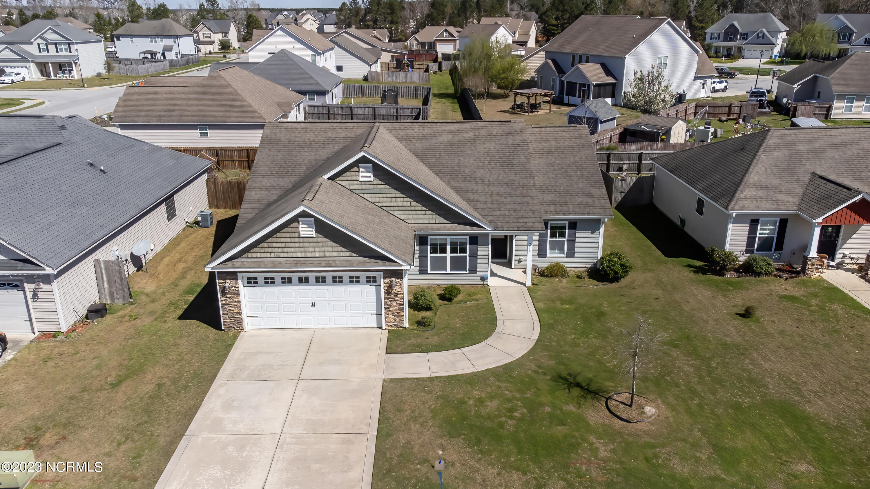 230 Merin Height Road Jacksonville, NC 28546 - Photo 55 of 67 Aerial