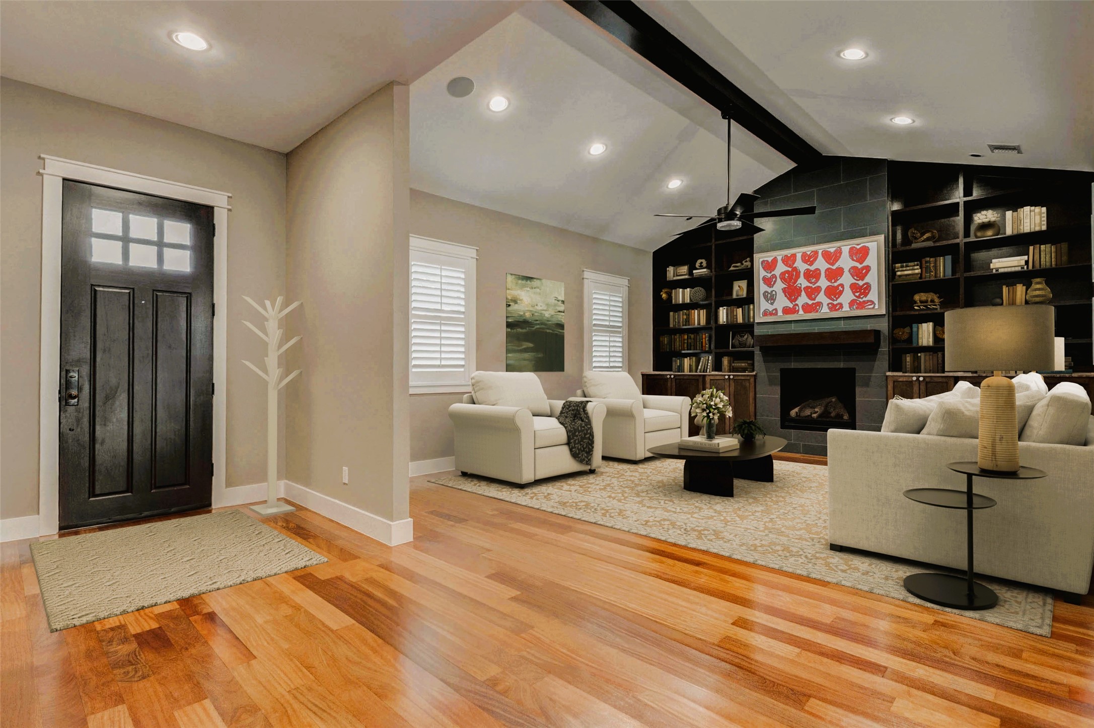 2219 Columbia Street Houston, TX 77008 - Photo 5 of 45 10 foot ceiling in main level 9 foot ceiling in second floor. * irtually Staged