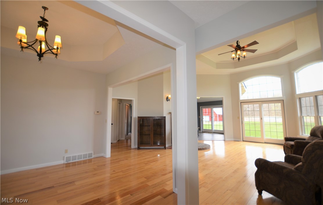 17871 Rowell Road Wellington, OH 44090 - Photo 6 of 34 View from front door to dining, family, kitchen area