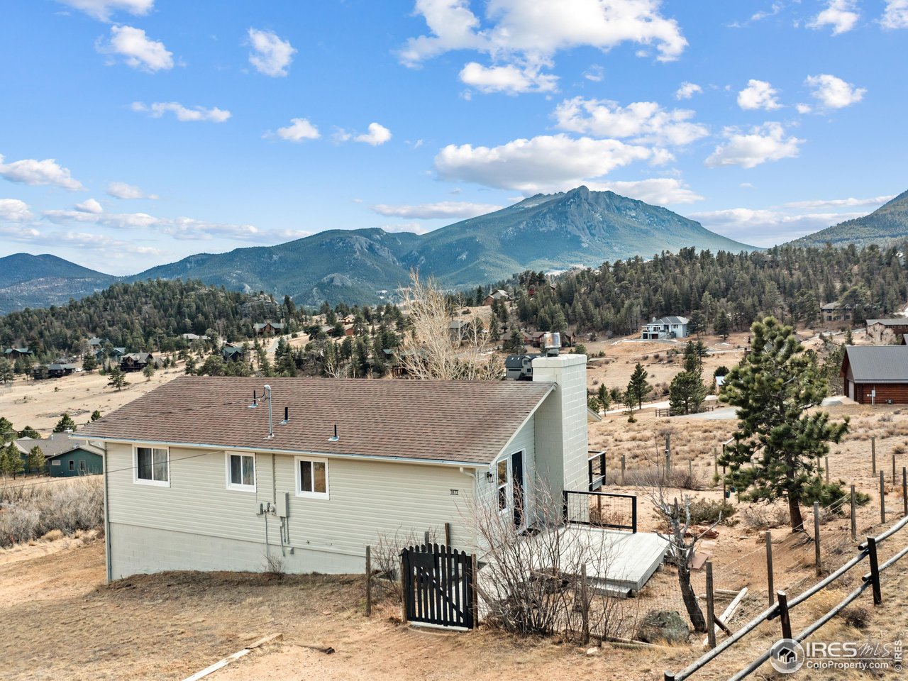 1873 Ranch Circle Estes Park, CO 80517 - Photo 2 of 33 Exterior with Front Entry Deck and New Door
