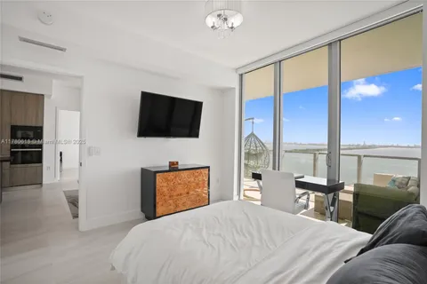 a view of a city with tall buildings