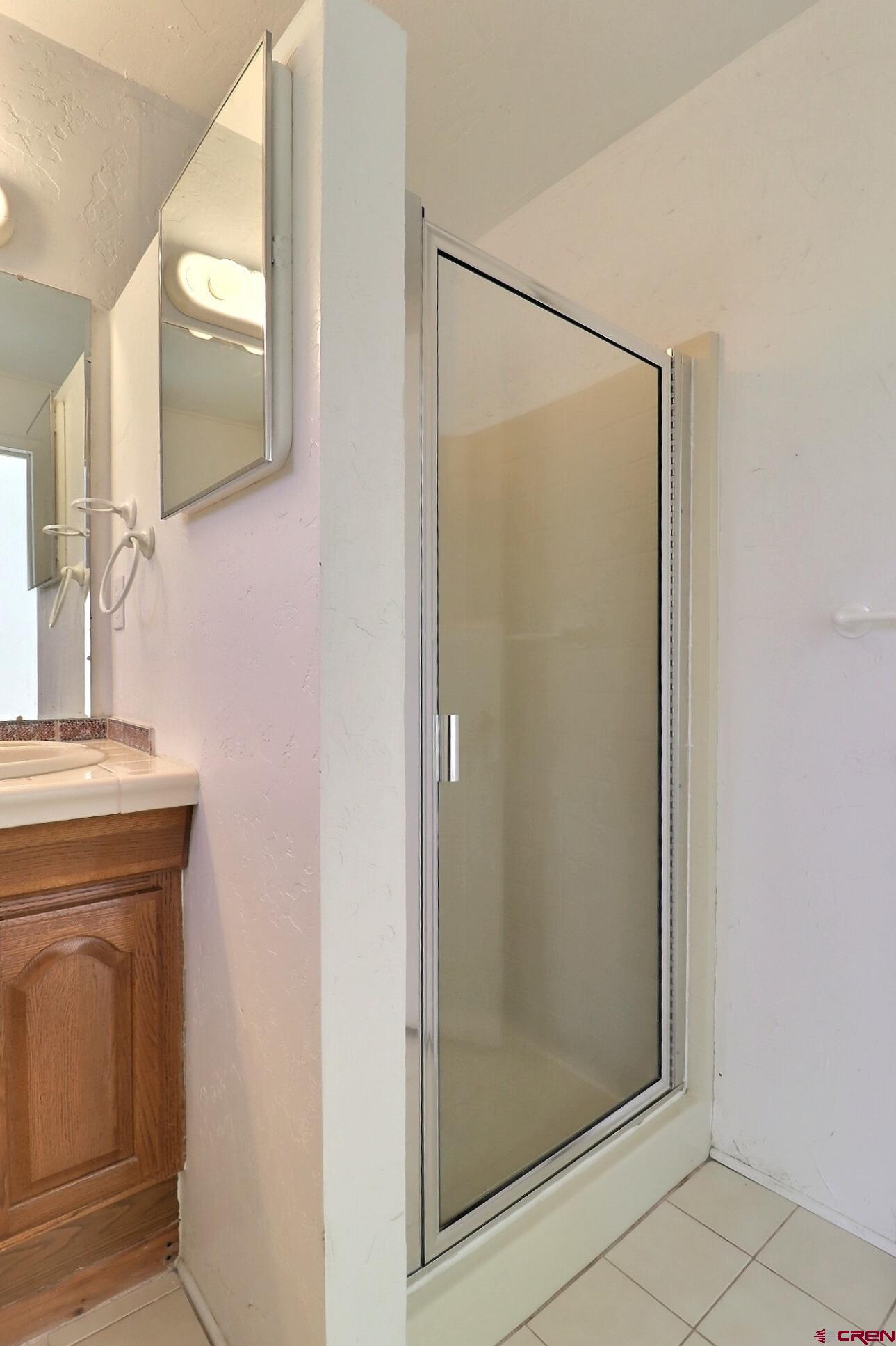 39599 Pitkin Road Paonia, CO 81428 - Photo 25 of 43 a bathroom with a shower and a mirror