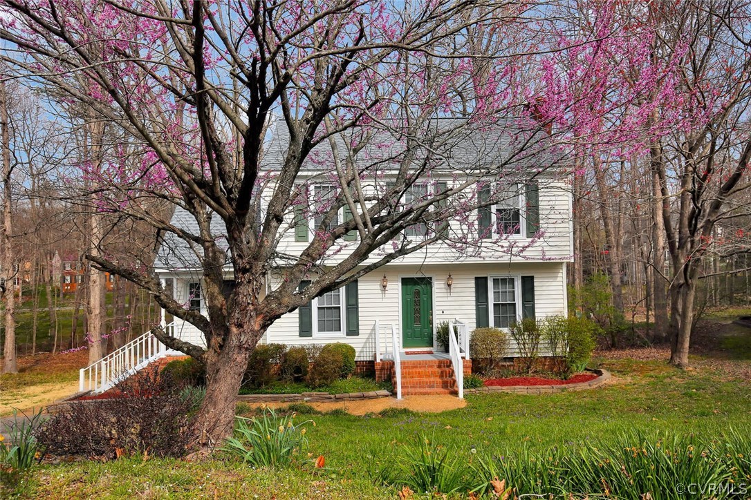 4732 Cedar Cliff Road Chester, VA 23831 - Photo 25 of 25 a front view of a house with yard and tree s