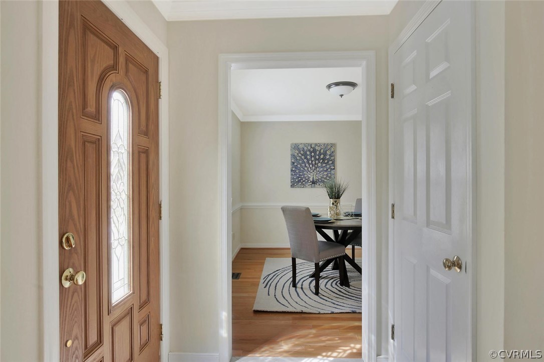4732 Cedar Cliff Road Chester, VA 23831 - Photo 3 of 25 a view of a livingroom with wooden floor and closet