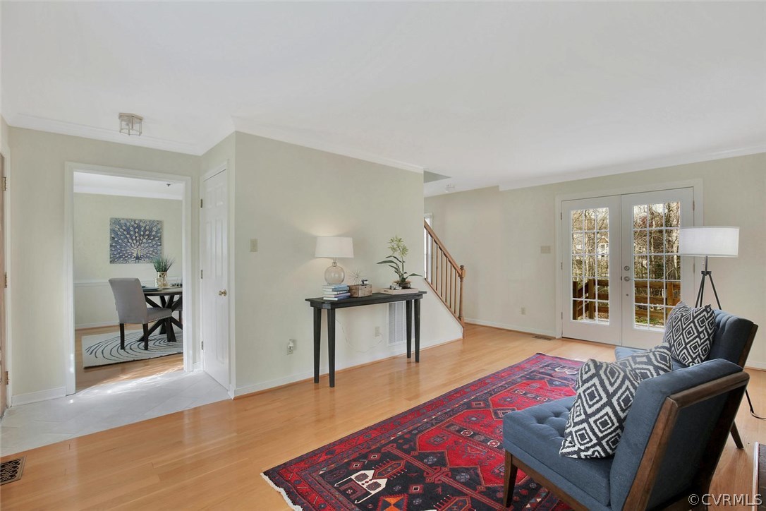4732 Cedar Cliff Road Chester, VA 23831 - Photo 6 of 25 a living room with furniture and a wooden floor