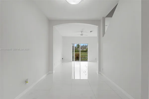a view of an empty room