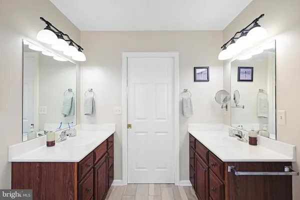 a bath tub sitting next to a window