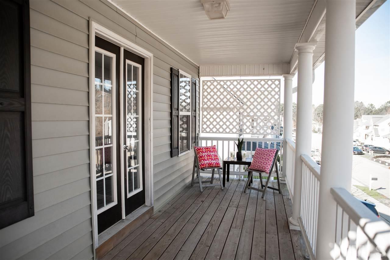 5848 Forest Point Road Raleigh, NC 27610 - Photo 8 of 21 Step out from your master bedroom on to your own private proch.
