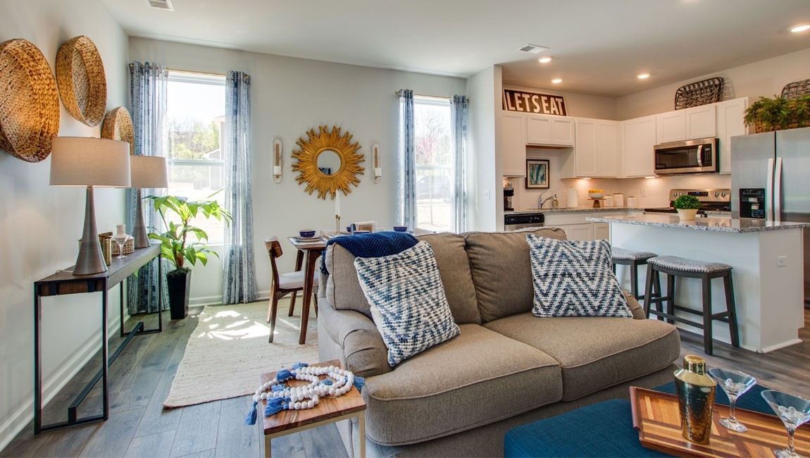 107 Grayson Circle Union City, TN 38261 - Photo 7 of 25 a living room with furniture and a flat screen tv