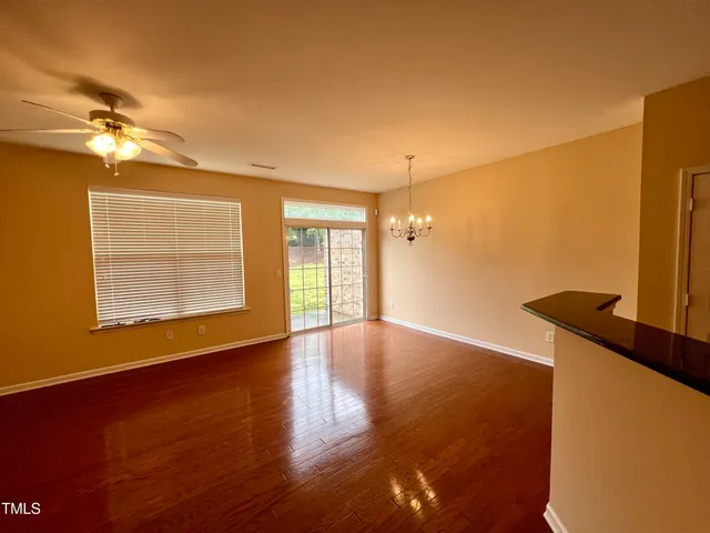 a view of livingroom with hardwood floor