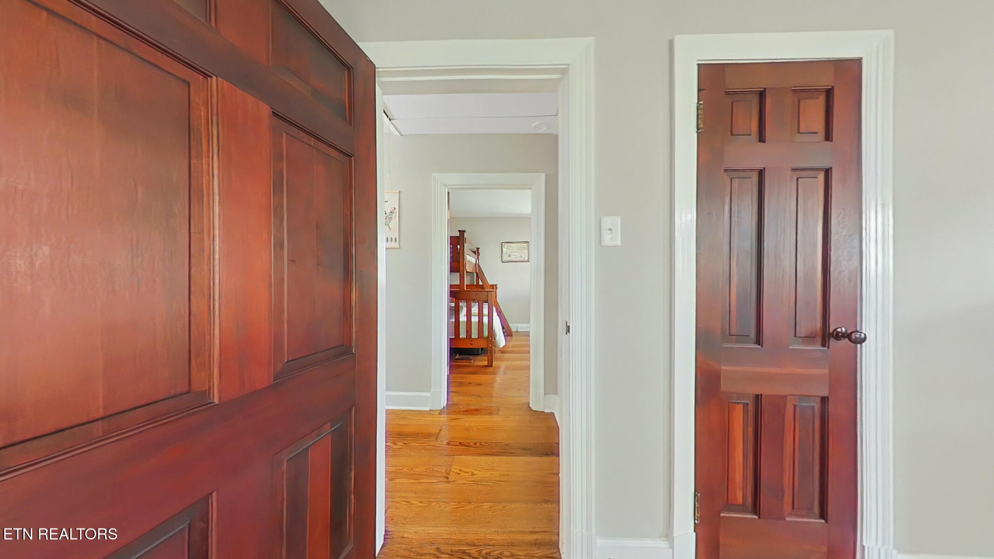 351 Country Club Road La Follette, TN 37766 - Photo 30 of 60 a view of a hallway with a door and front door