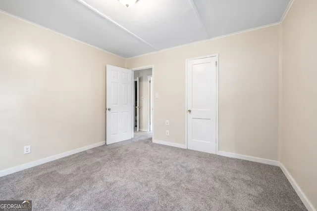 a view of an empty room