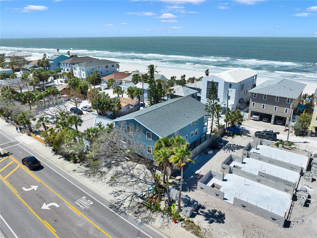 812 Gulf Boulevard, Unit 3 Indian Rocks Beach, FL 33785 - Photo 4 of 62 an aerial view of a house with a ocean view