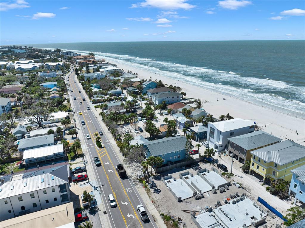 812 Gulf Boulevard, Unit 3 Indian Rocks Beach, FL 33785 - Photo 61 of 62 an aerial view of a city with ocean view