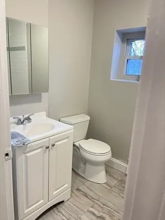 a bathroom with a sink and a toilet