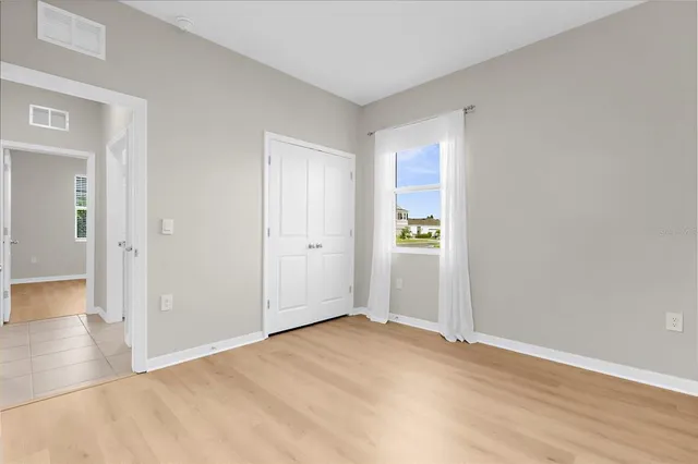 wooden floor in an empty room