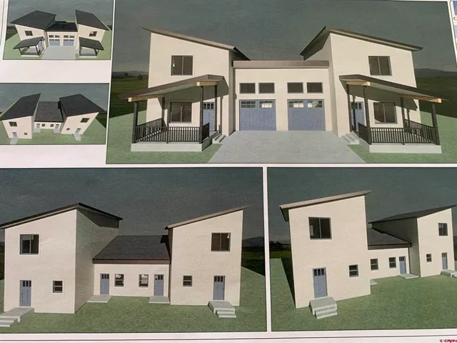 a view of building with windows